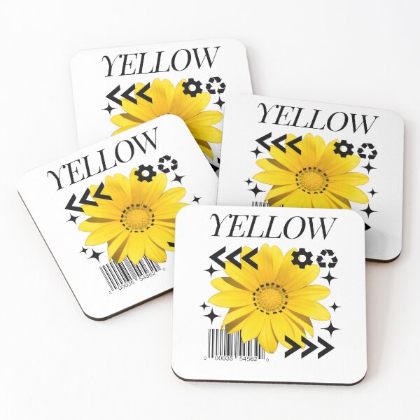Item preview, Yellow Flower with Black Text  designed and sold by AveryZi.