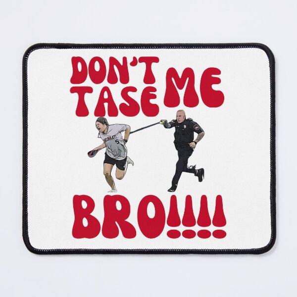 Item preview, Funny Don't Tase Me Bro, Comical Police Chase, Humorous Arrest Graphic, Hilarious Cop and Runner, Baseball Fan designed and sold by RiffRaffGraffix.