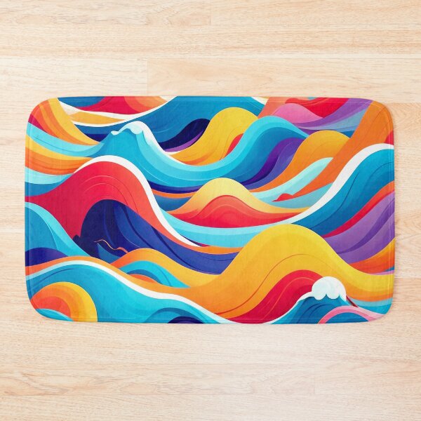 Item preview, Beautiful sea of ​​colorful mountains designed and sold by Thai Vibe Studio.