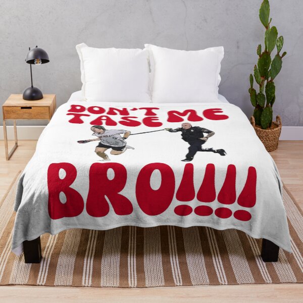 Item preview, Funny Don't Tase Me Bro, Comical Police Chase, Humorous Arrest Graphic, Hilarious Cop and Runner, Baseball Fan designed and sold by RiffRaffGraffix.