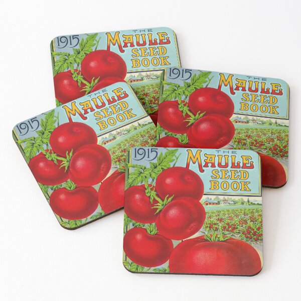 Item preview, The Maule Seed Book - Vintage Food Gardening Cooking Tomato Poster designed and sold by Vintage-TM.