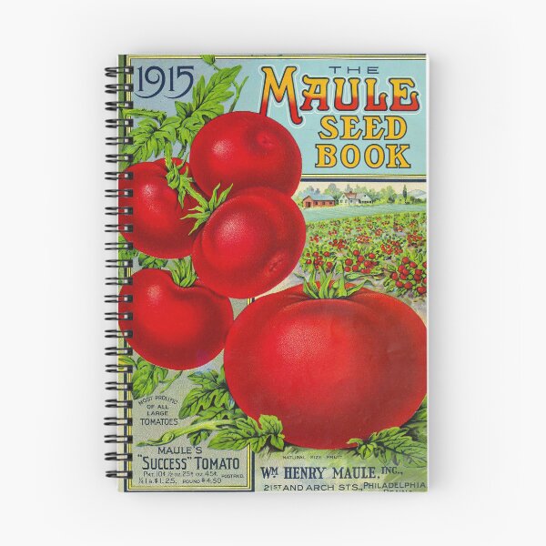 Item preview, The Maule Seed Book - Vintage Food Gardening Cooking Tomato Poster designed and sold by Vintage-TM.