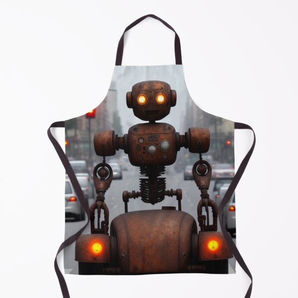 Item preview, Robot Rolling Thru Downtown  designed and sold by TheDarkWardrobe.