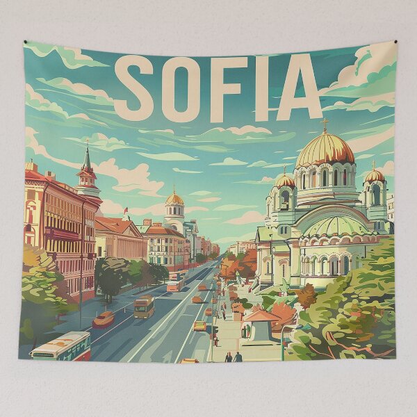 Item preview, Sofia Poster Sofia Print designed and sold by nomiraclehere.