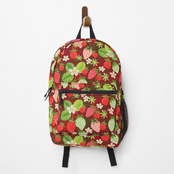 Item preview, Watercolor Strawberries Pattern (Red) designed and sold by andrebalest.art.