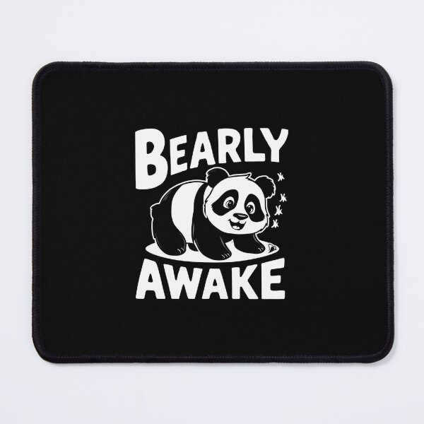 Item preview, Bearly Awake Tired Panda designed and sold by Haji Kamora.