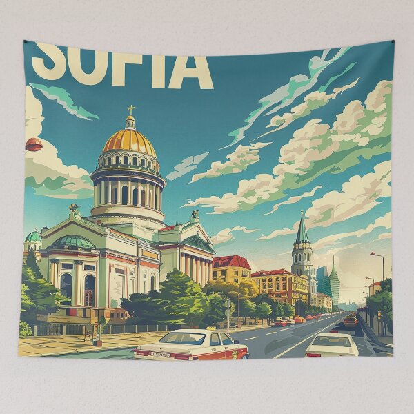 Item preview, Sofia Poster Sofia Print designed and sold by nomiraclehere.