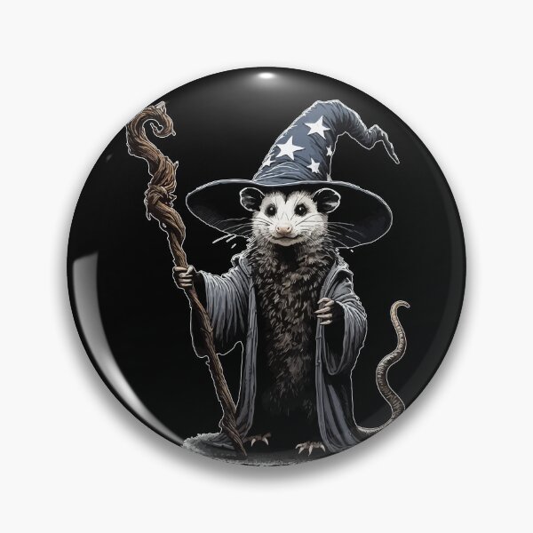 Item preview, Funny Opossum Wizard designed and sold by TomFrontierArt.