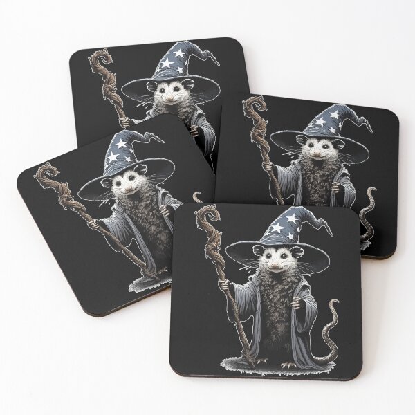 Item preview, Funny Opossum Wizard designed and sold by TomFrontierArt.