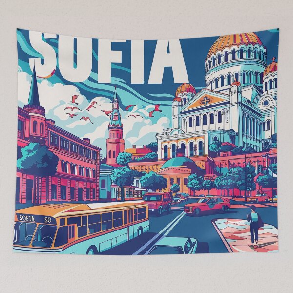 Item preview, Sofia Poster Sofia Print designed and sold by nomiraclehere.