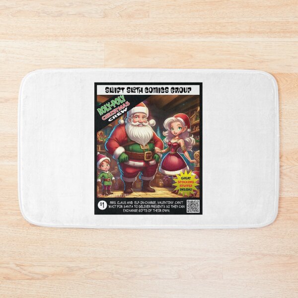 Item preview, Roly-Poly Christmas Crew - Valentiny and Mrs. Claus - Issue 2 designed and sold by SwiftSlothMedia.