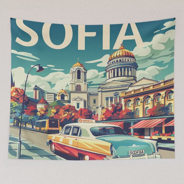 Item preview, Sofia Poster Sofia Print designed and sold by nomiraclehere.