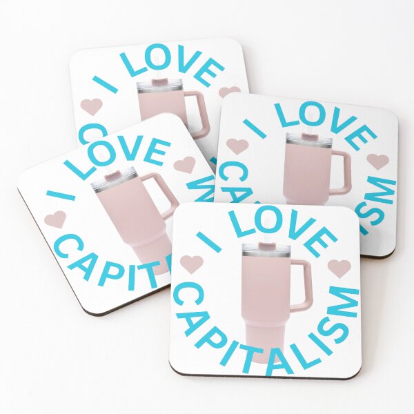 Item preview, Stanley/Tumbler Cup I Love Capitalism and Consumerism  designed and sold by AntiPolitical.
