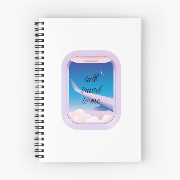 Item preview, Talk travel to me airport window blue pink  designed and sold by Sketchbook Studio by Aqsaa.