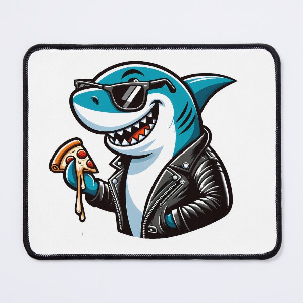 Item preview, Shark Eating Pizza, Funny Pizza Lover designed and sold by Logiamerch.