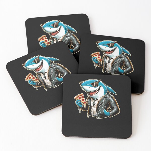Item preview, Shark Eating Pizza, Funny Pizza Lover designed and sold by Logiamerch.