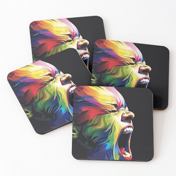 Item preview, Vibrant Scream of Colors designed and sold by BasajaunStudio.