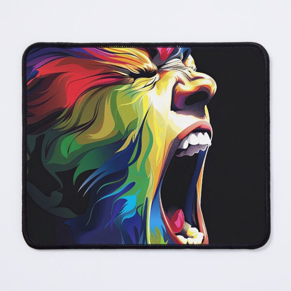 Item preview, Vibrant Scream of Colors designed and sold by BasajaunStudio.