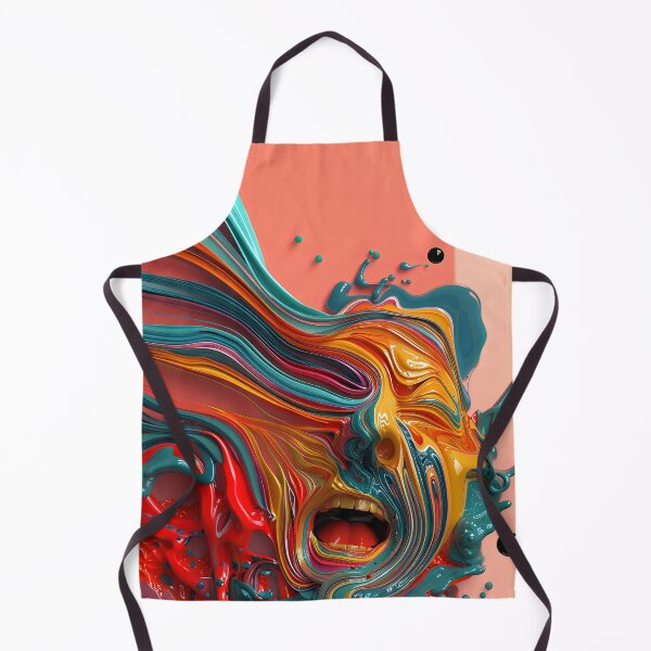 Aperçu de l'œuvre Émotion abstraite explosive créée et vendue par BasajaunStudio.