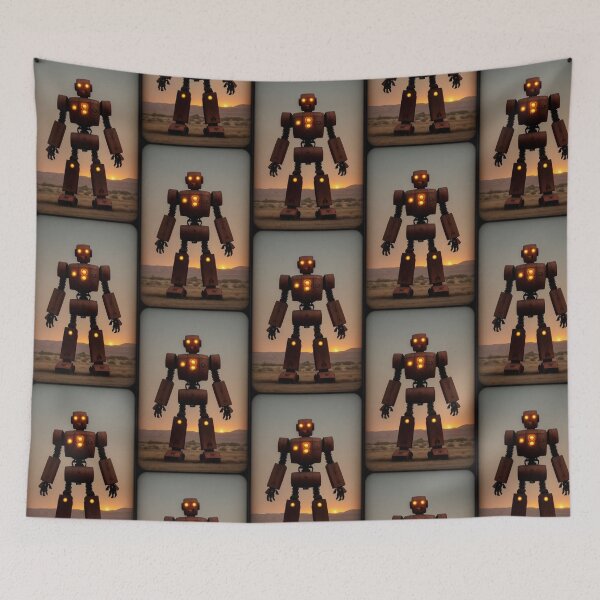 Item preview, Monster Robot In the Valley designed and sold by TheDarkWardrobe.