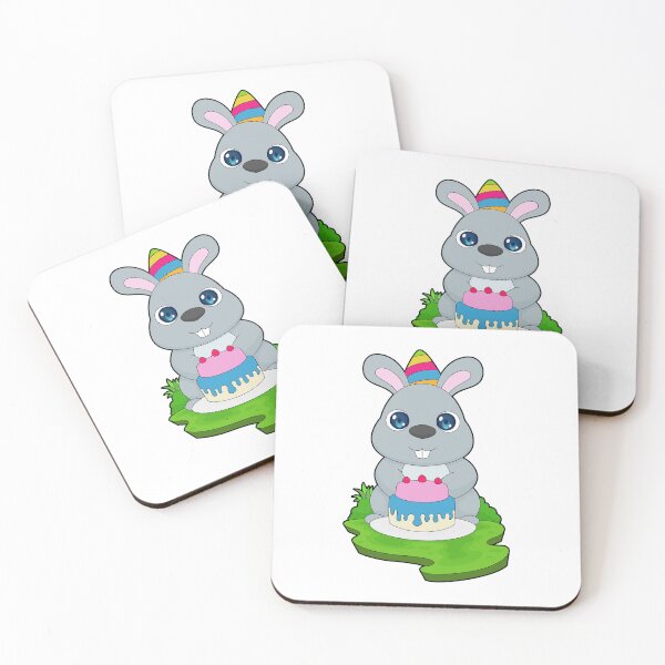 Item preview, Rabbit Birthday Cake designed and sold by Snabdesign84.
