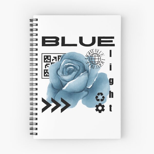 Item preview, Blue Rose with Black Text  designed and sold by AveryZi.