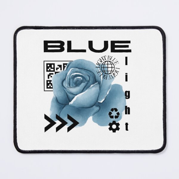 Item preview, Blue Rose with Black Text  designed and sold by AveryZi.