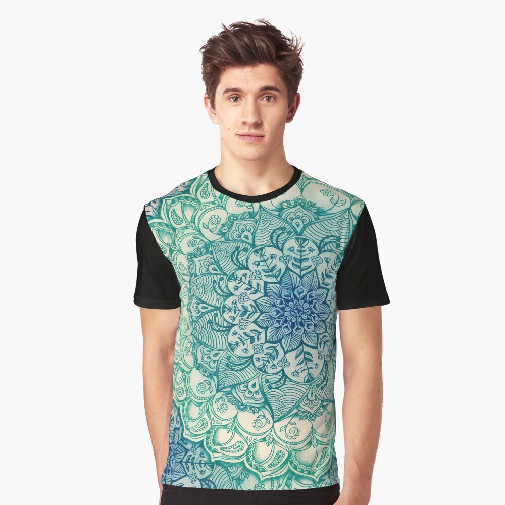 Emerald Doodle Graphic T-Shirt
