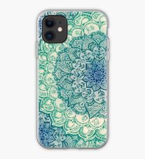 Emerald Doodle iPhone Case