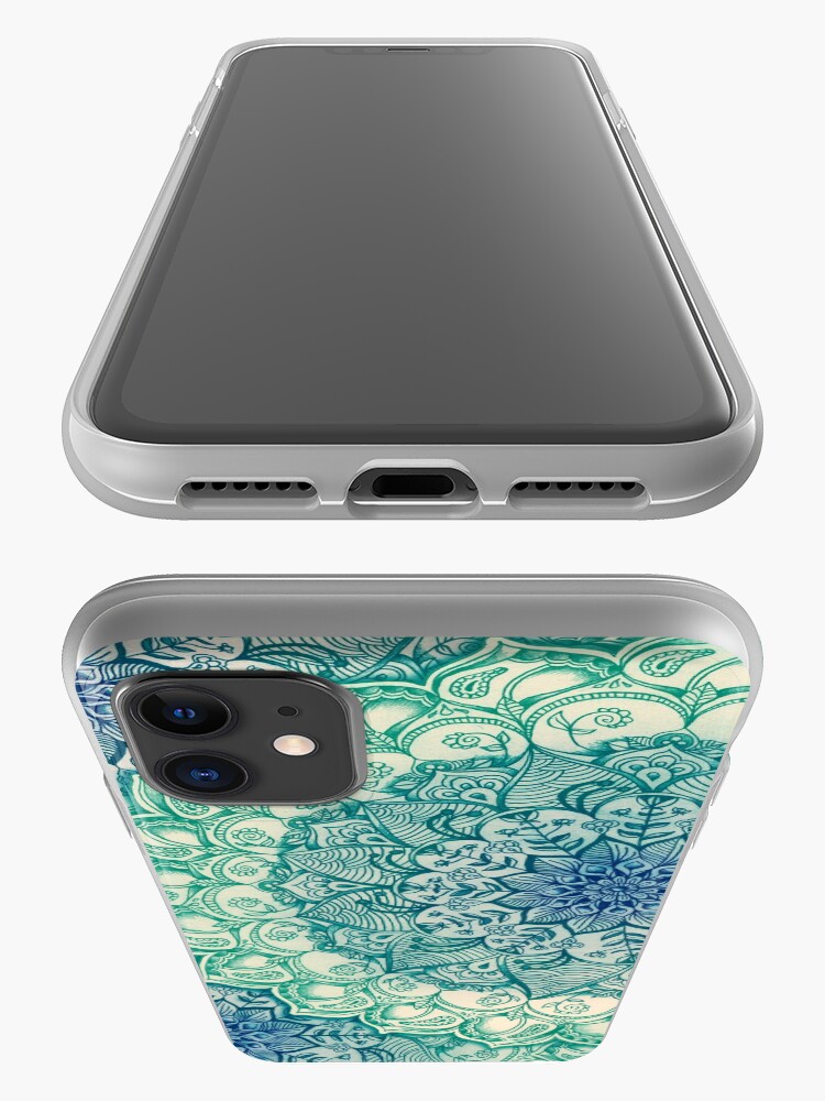 "Emerald Doodle" iPhone Case & Cover by micklyn Redbubble
