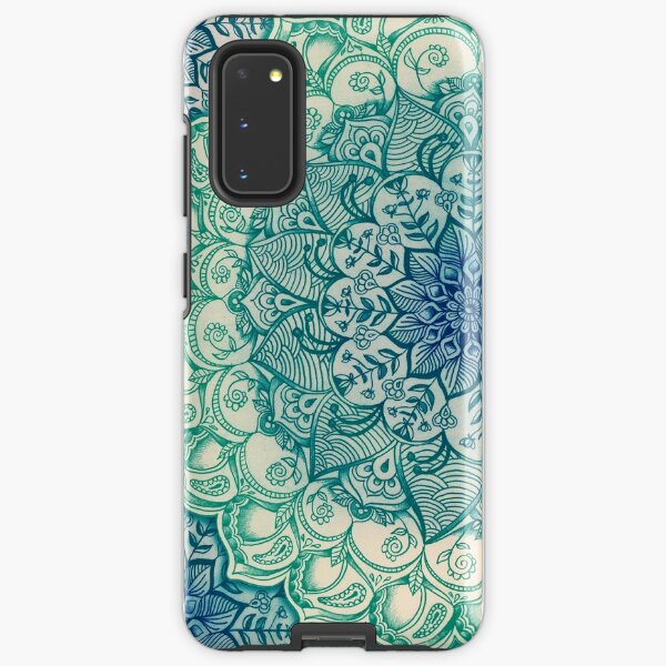 Emerald Doodle Samsung Galaxy Tough Case