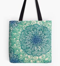 Emerald Doodle Tote Bag