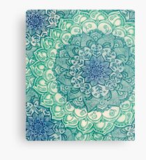 Lienzo metálico Emerald Doodle