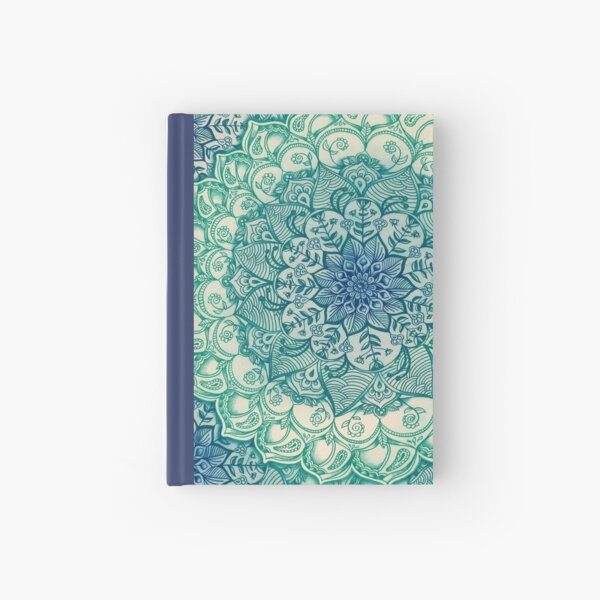 Emerald Doodle Hardcover Journal