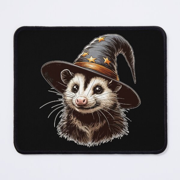 Item preview, Opossum Wizard Cottagecore designed and sold by TomFrontierArt.