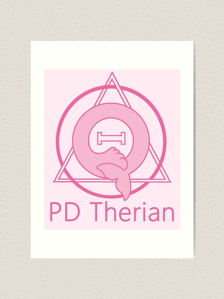 PD (ytb) Theta-Delta Therian Symbol PD THERIAN Art Print for Sale by PD  Therian