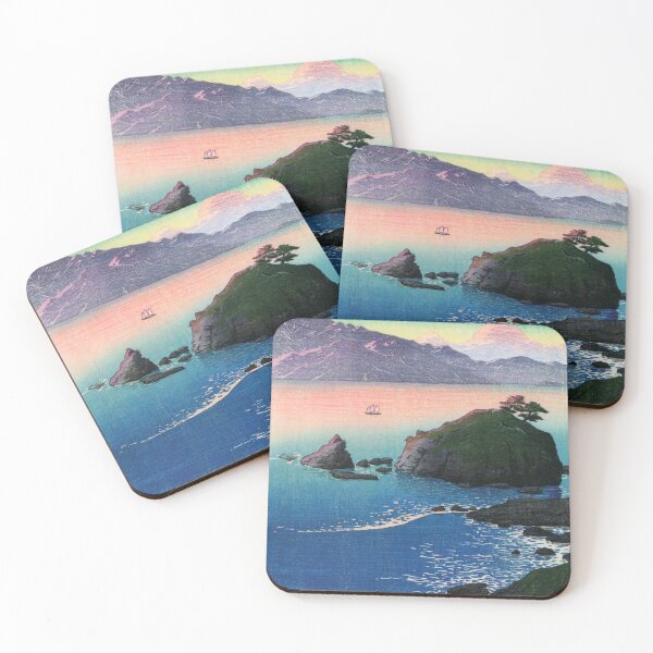 Item preview, Wakasa Kude no hama by Kawase Hasui Ukiyo-e Japanese Art designed and sold by tjj68.