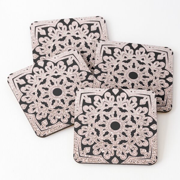 Item preview, Glam dark rose mandala designed and sold by RoseAesthetic.