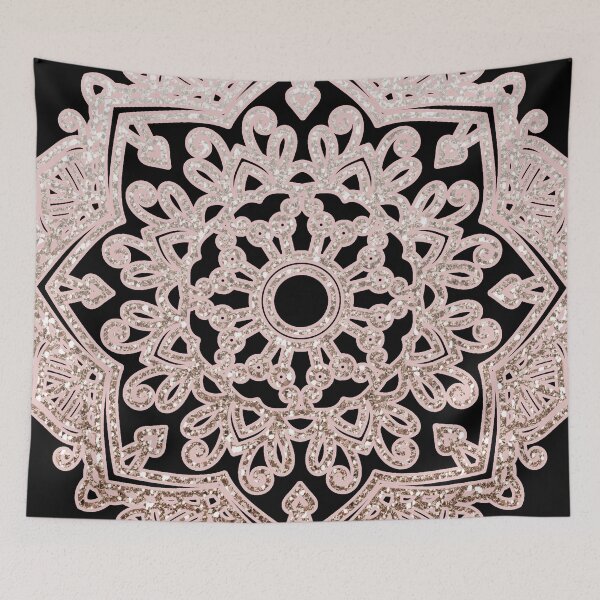 Item preview, Glam dark rose mandala designed and sold by RoseAesthetic.