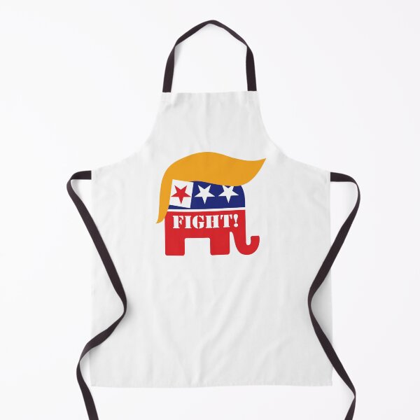 Item preview, President Trump 2024 Republican Elephant Hair Logo Ear with Bandage Fight! designed and sold by Inside Out Designs.