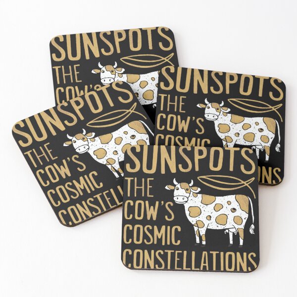Item preview, Sunspot"Sunspots:The Cow's Cosmic Constellations",Kids,Women,Girls,Man, T-Shirt designed and sold by AI-volution.