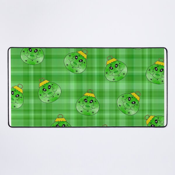 Item preview, Happy Green Christmas Ornaments designed and sold by Sartoris Art.