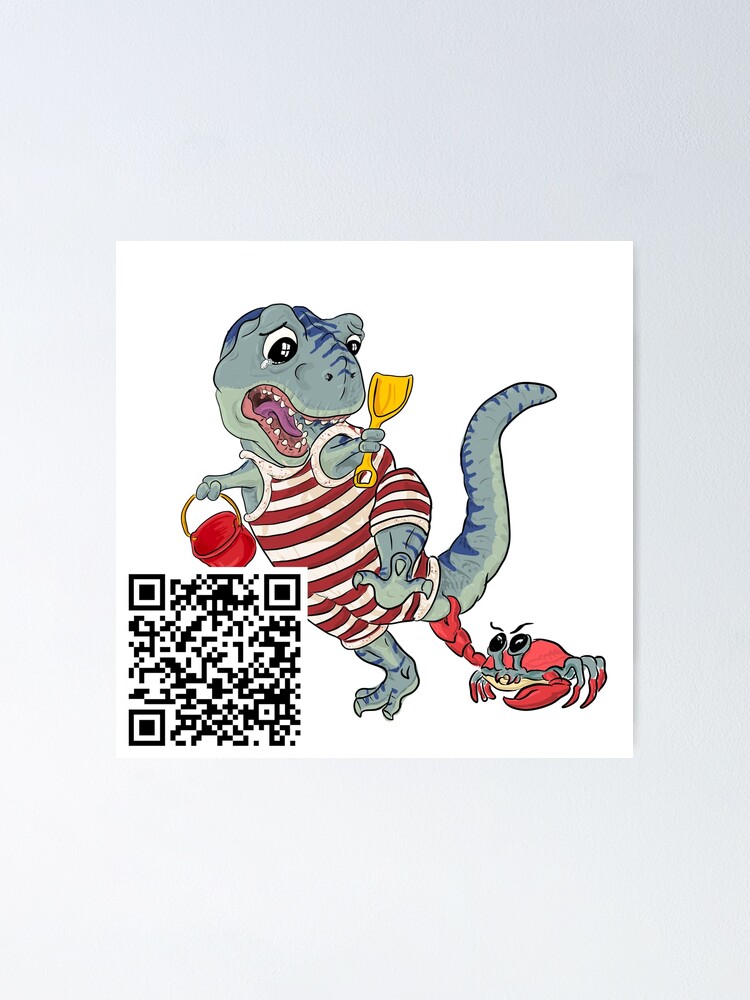 Thumbnail 1 of 3, Poster, Beach Bully Redbubble QR code designed and sold by Raulboy.