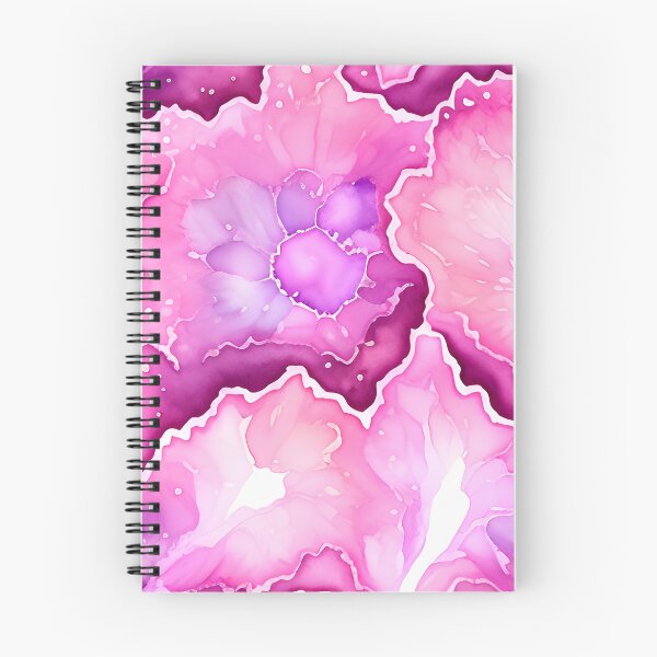 Item preview, Pink Geode Bloom Inspired Watercolor Pattern for Bright and Maximalist Decor designed and sold by kathrynchill.