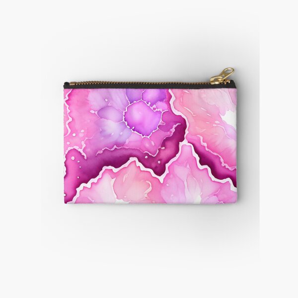 Item preview, Pink Geode Bloom Inspired Watercolor Pattern for Bright and Maximalist Decor designed and sold by kathrynchill.
