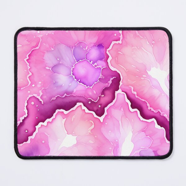 Item preview, Pink Geode Bloom Inspired Watercolor Pattern for Bright and Maximalist Decor designed and sold by kathrynchill.
