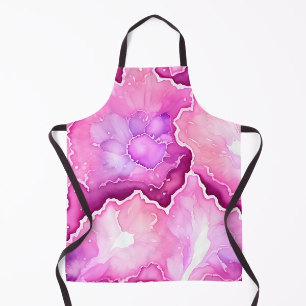 Item preview, Pink Geode Bloom Inspired Watercolor Pattern for Bright and Maximalist Decor designed and sold by kathrynchill.