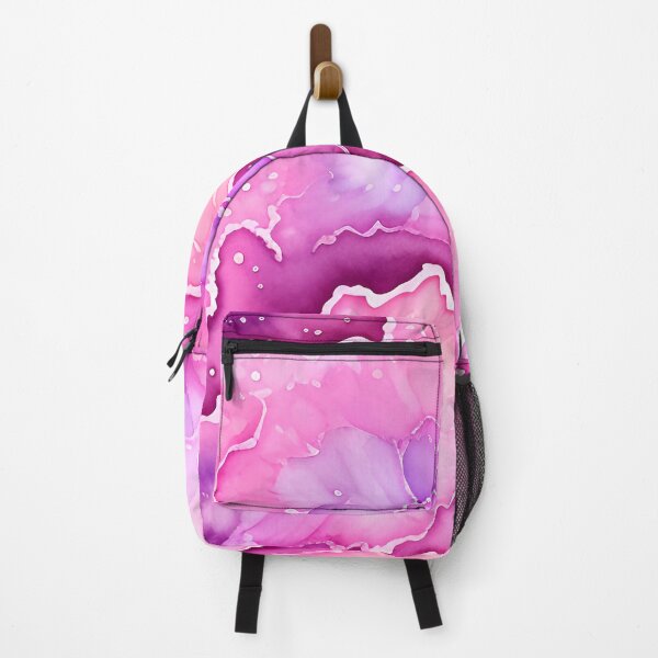Item preview, Pink Geode Bloom Inspired Watercolor Pattern for Bright and Maximalist Decor designed and sold by kathrynchill.
