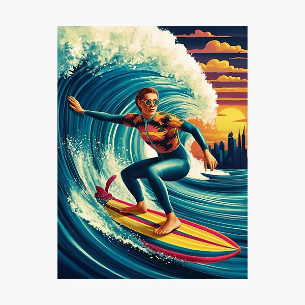 Aperçu de l'œuvre Saison de surf créée et vendue par Darksuncapture.