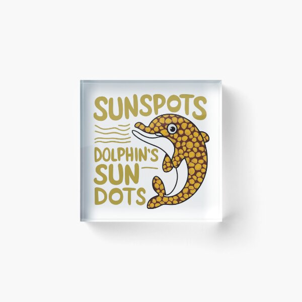 Item preview, Sunspot "Sunspots: Dolphin's Sun Dots",Kids,Women,Girls,Man, T-Shirt designed and sold by AI-volution.